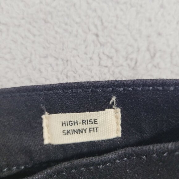 NEW Kirkland Signature Womens 2 High-Rise Skinny Fit Jeans Black// 26PT - Picture 5 of 8